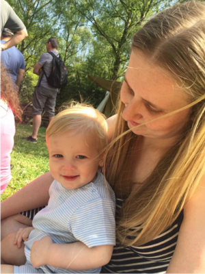 Mum and baby at Birkenhead Peep group