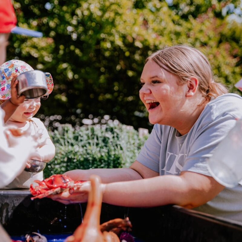 Nursery practitioner Cerys