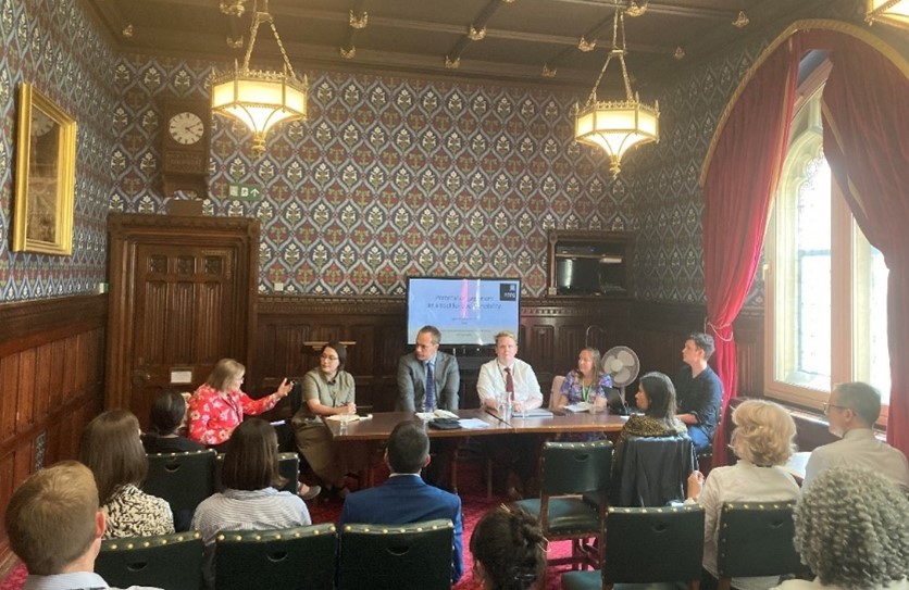 Growing Minds at Social Mobility APPG (All party parliamentary group)