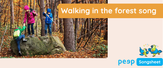 Walking in the forest title page 